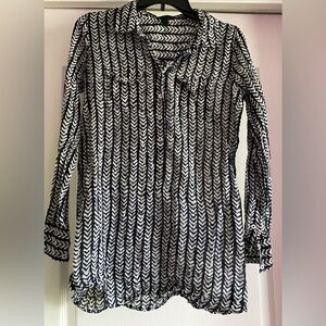 J. Crew Zebra Print Shirt